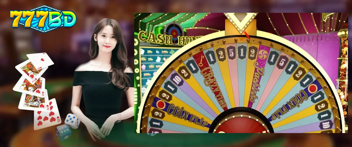 Play Crazy Time at 777BD casino site