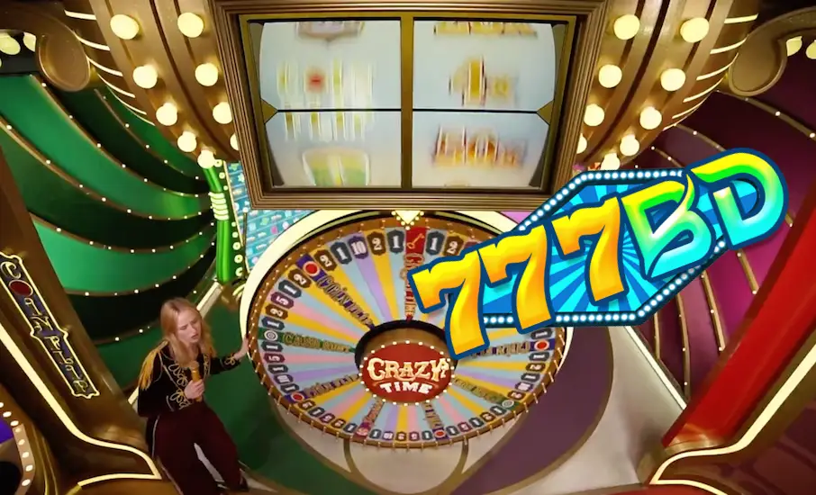 Crazy Time game for real money at casino 777BD